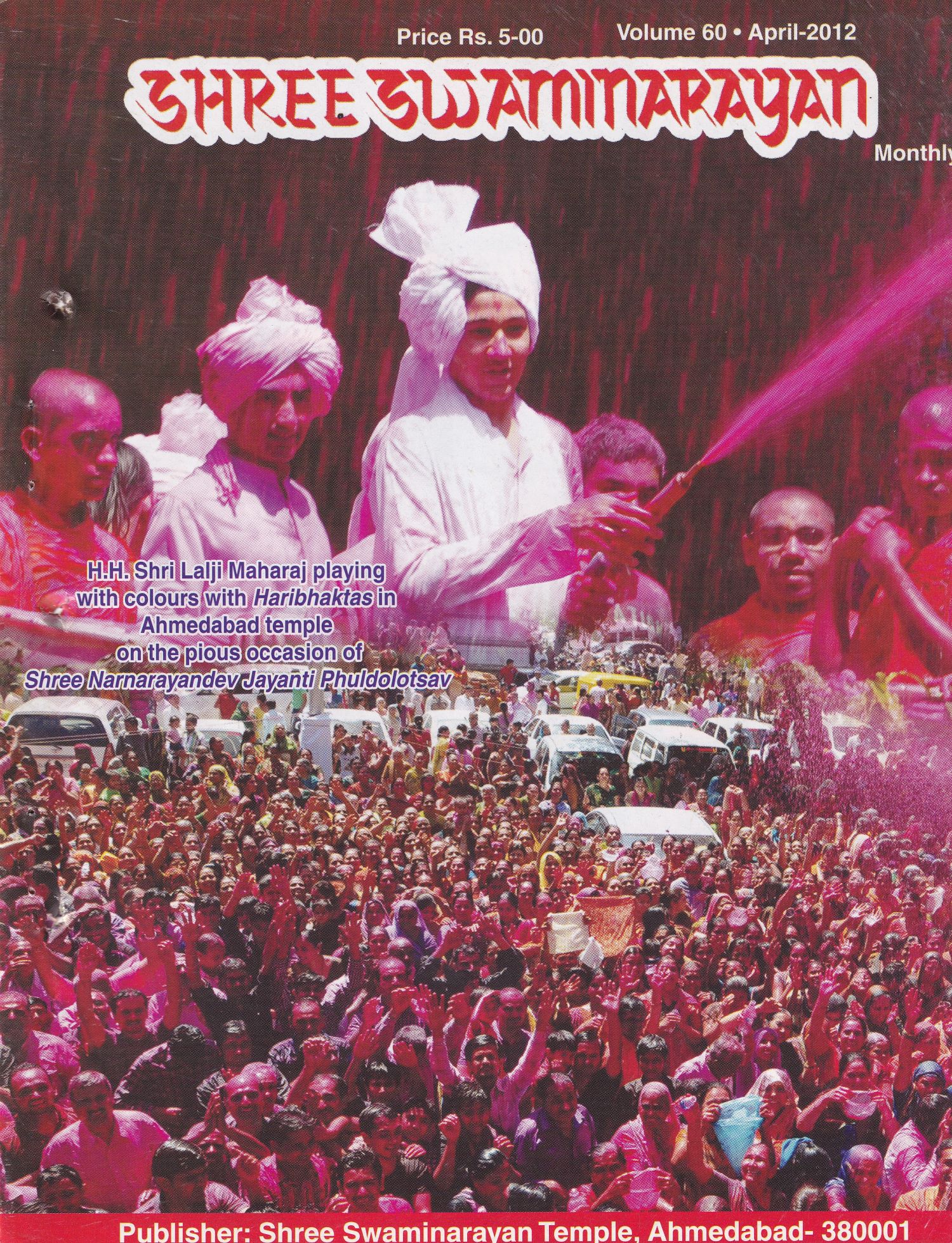 Magazine cover — April 2012